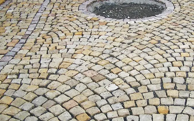 Leistung Sandstein Pflaster